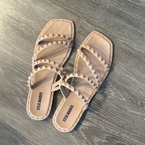 Blush Steve Madden sandals. Worn twice. Too small. Size 10.